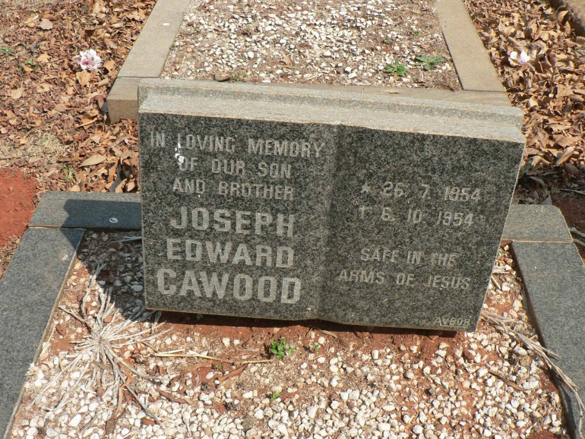 CAWOOD Joseph Edward 1954-1954