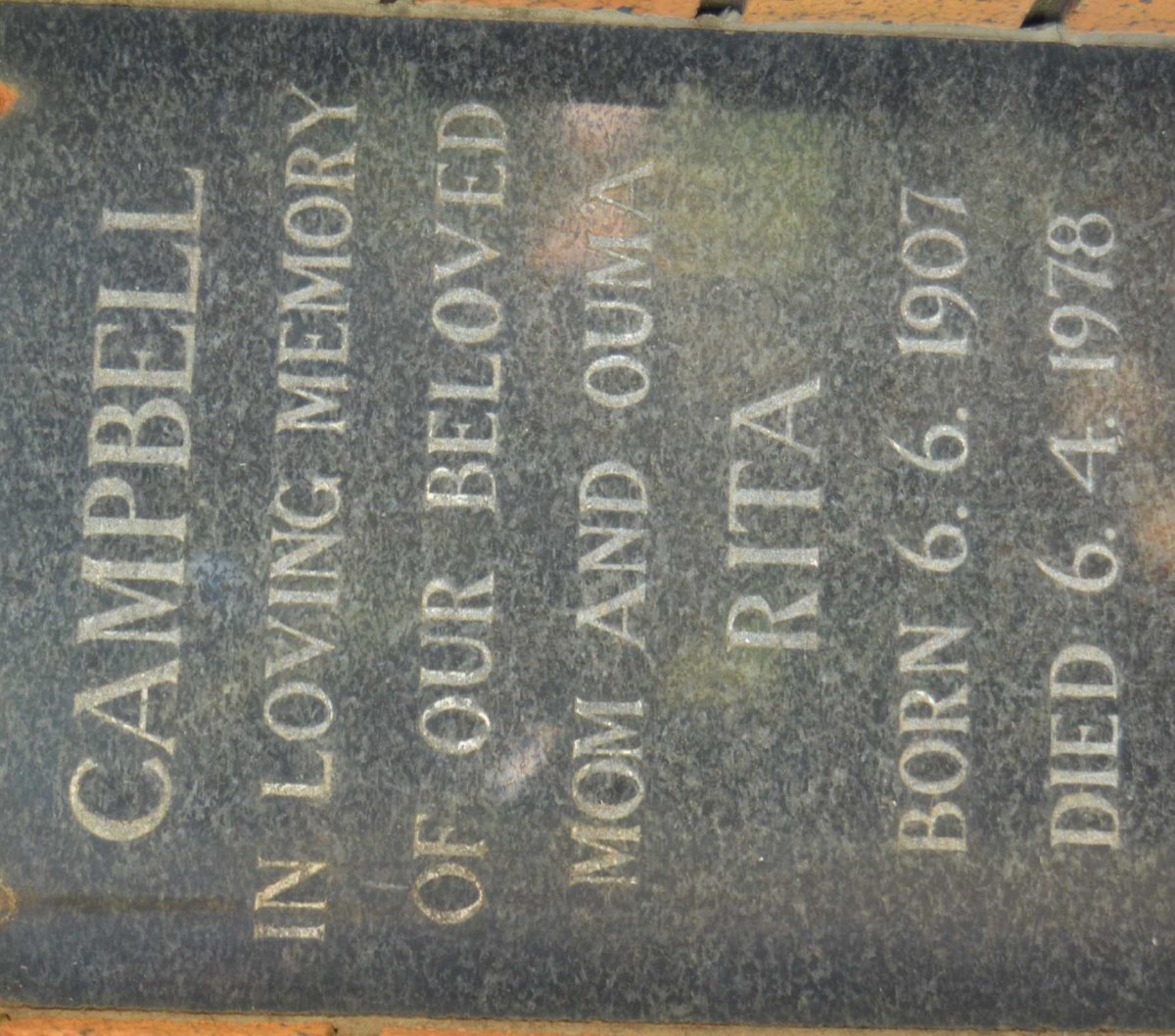 CAMPBELL Rita 1907-1978