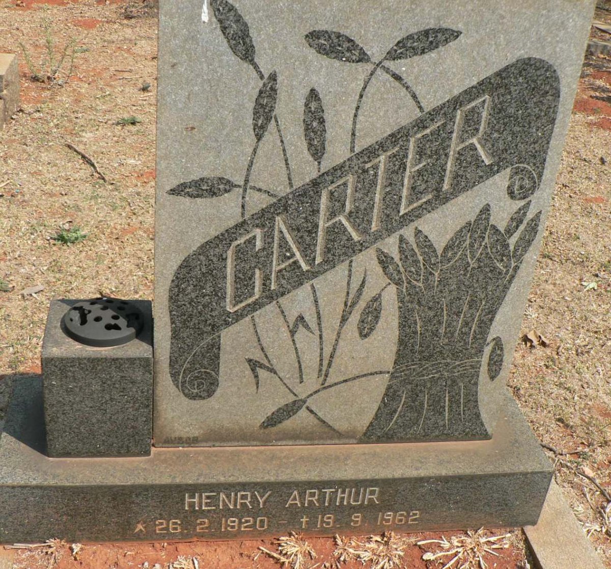 CARTER Henry Arthur 1920-1962