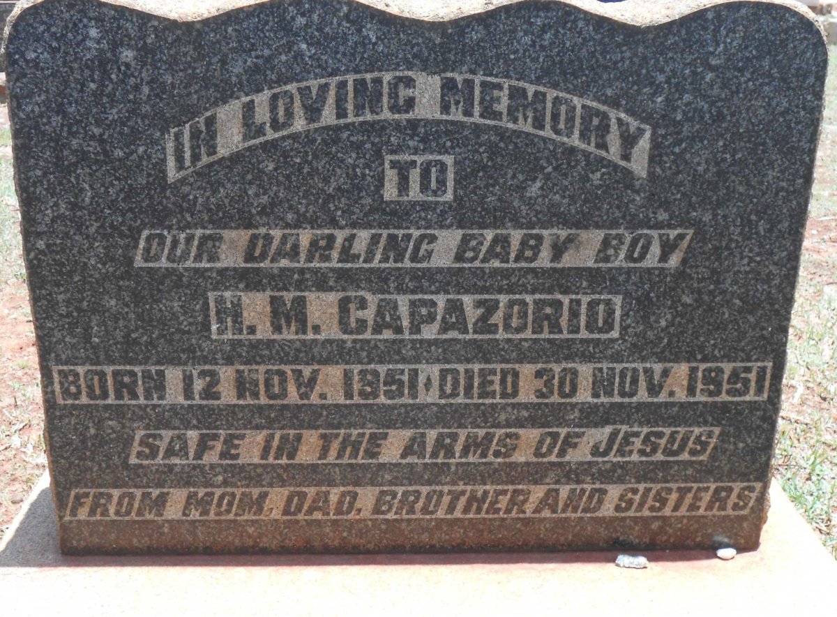 CAPAZORIO H.M. 1951-1951