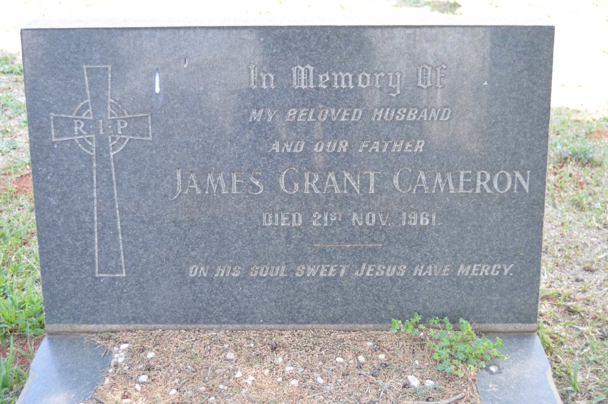 CAMERON James Grant -1961