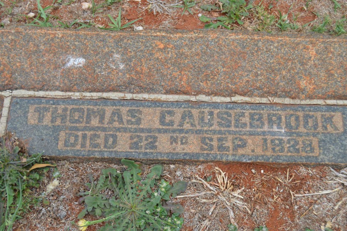CAUSEBROOK Thomas -1928