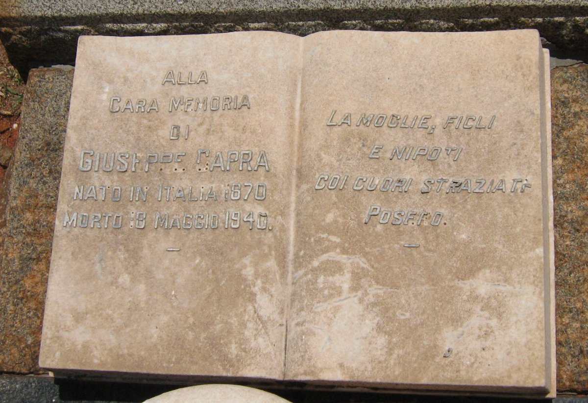 CAPRA Giuseppe 1870-1940