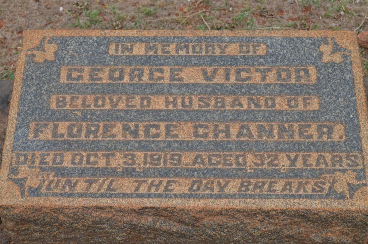 CHANNER George Victor -1919