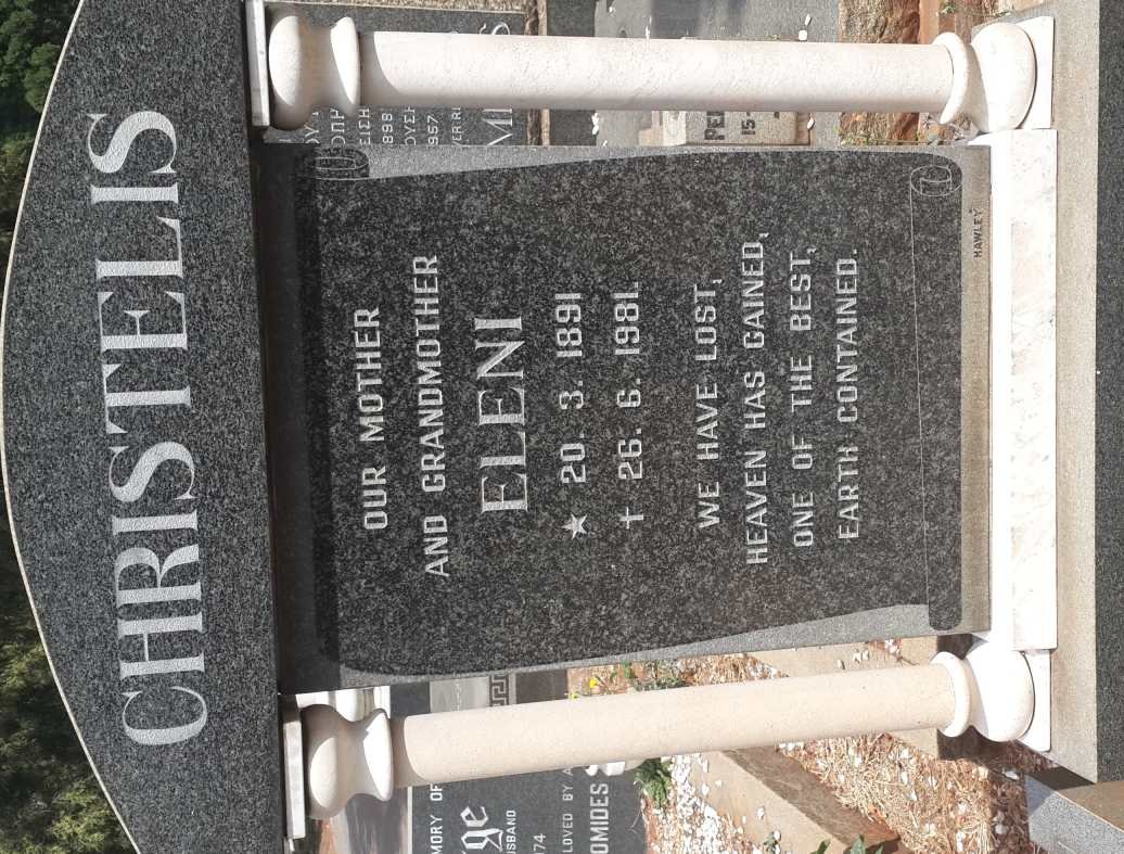 CHRISTELIS Eleni 1891-1981