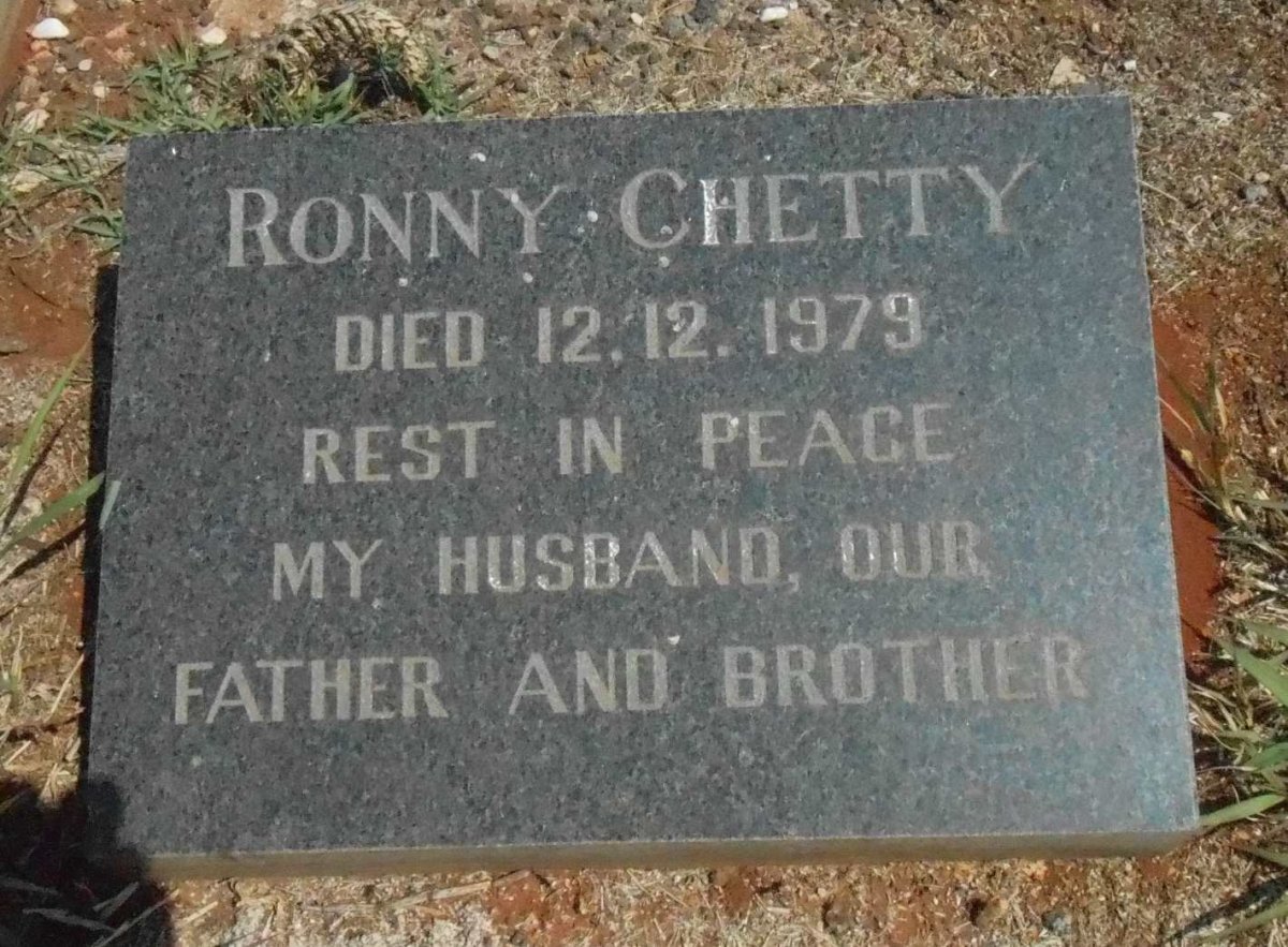 CHETTY Ronny -1979