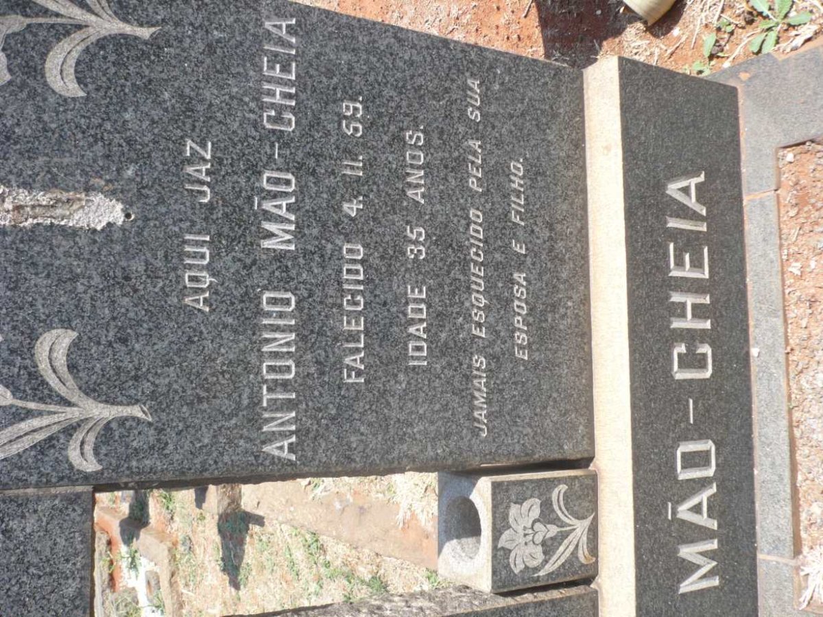 CHEIA Antonio, MAO -1959