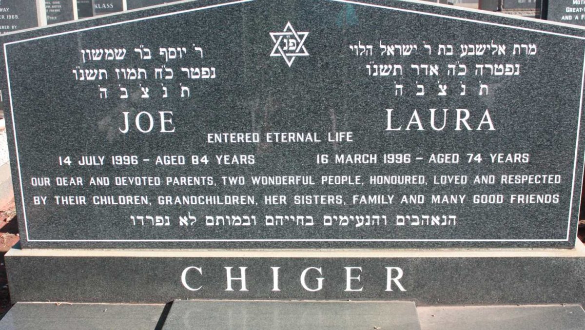 CHIGER Joe -1996 &amp; Laura -1996
