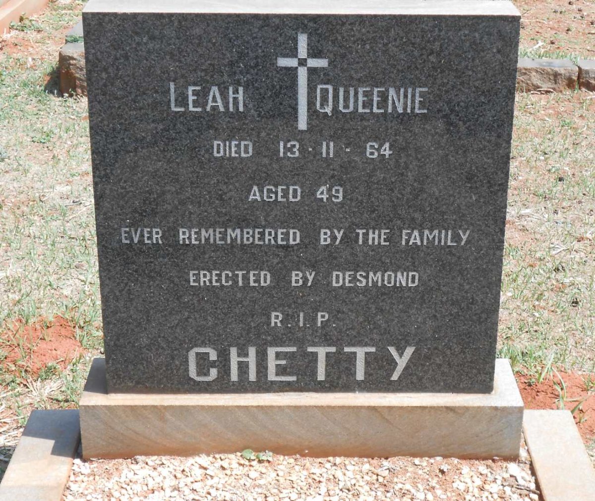 CHETTY Leah Queenie -1964
