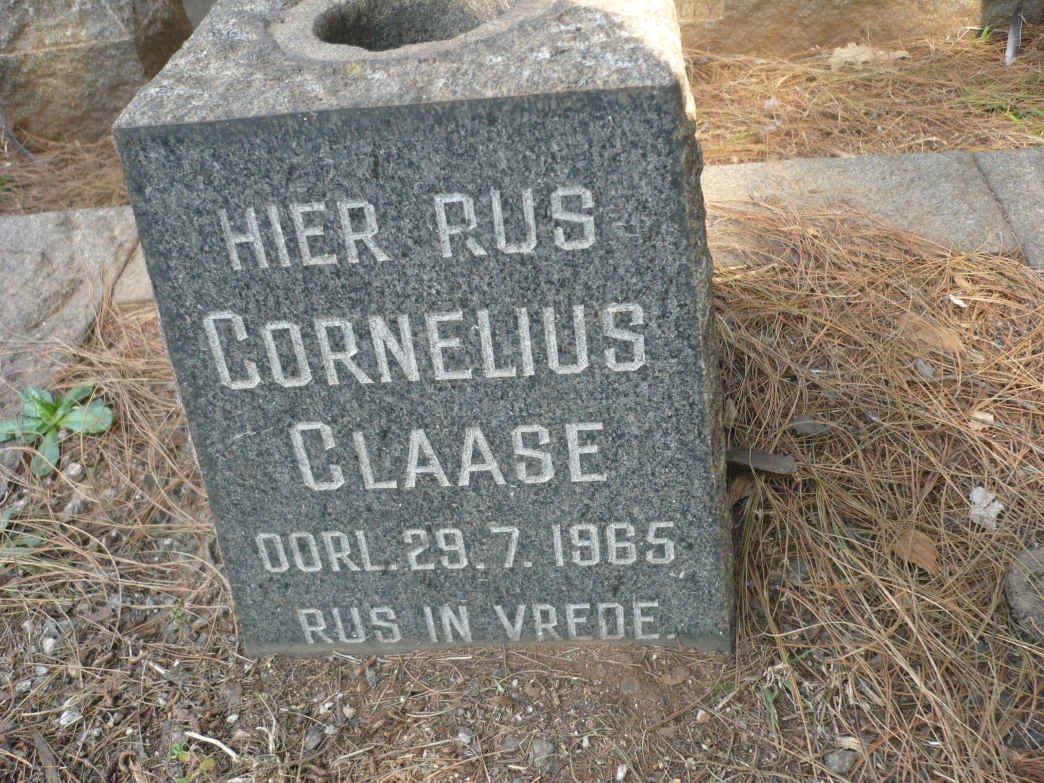 CLAASE Cornelius -1965