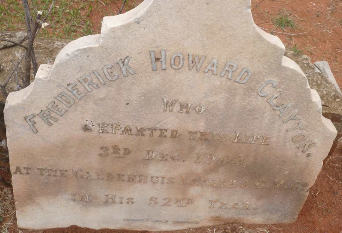CLAYTON Frederick Howard -1903