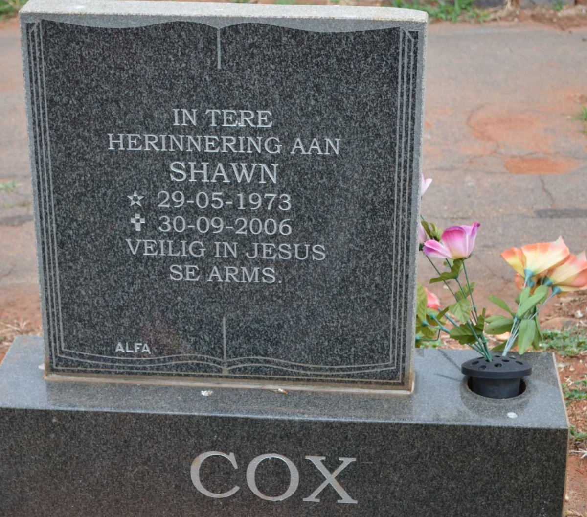 COX Shawn 1973-2006