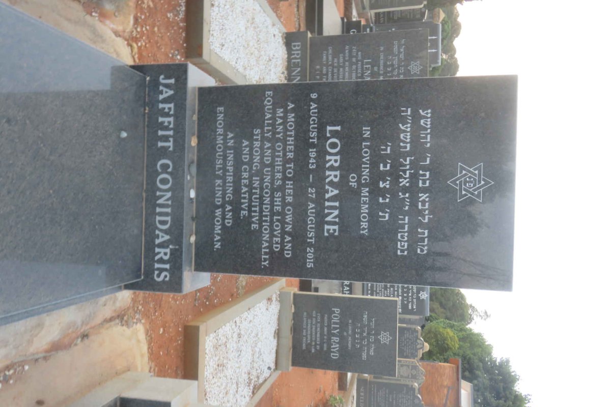 CONIDARIS Lorraine, JAFFIT 1943-2015