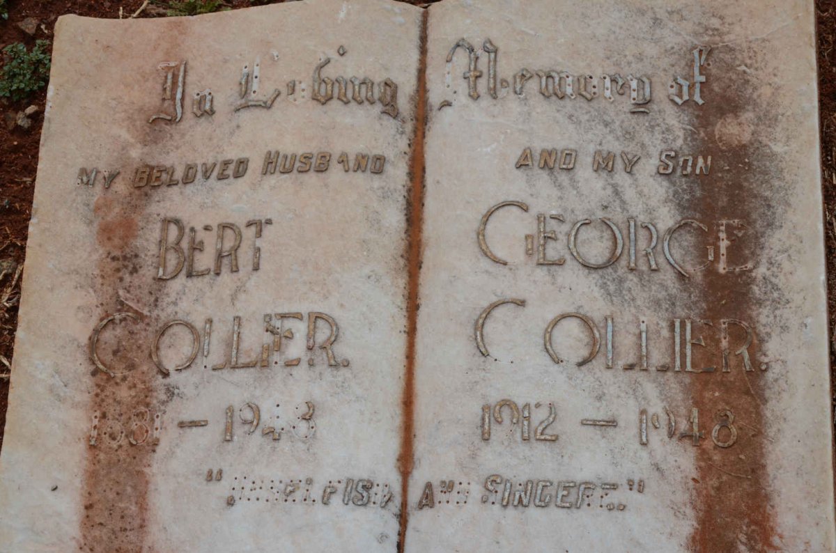 COLLIER Bert 1881-1948 :: COLLIER George 1912-1948