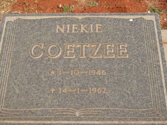 COETZEE Niekie 1946-1962