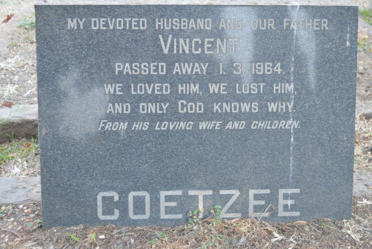 COETZEE Vincent -1964