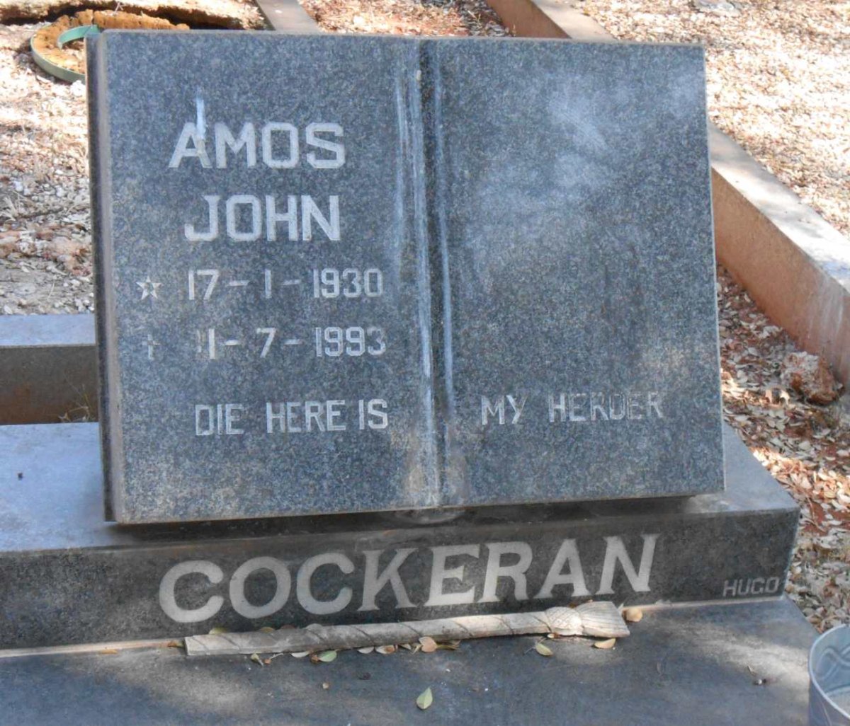 COCKERAN Amos John 1930-1993