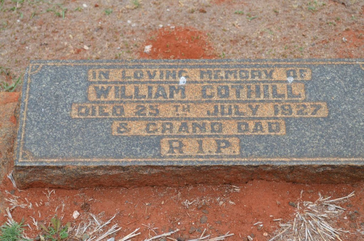 COTHILL William -1927