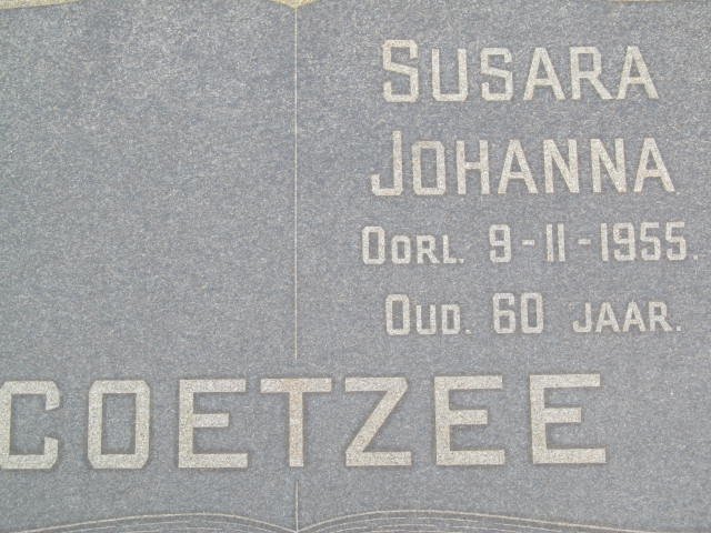 COETZEE Susara Johanna -1955