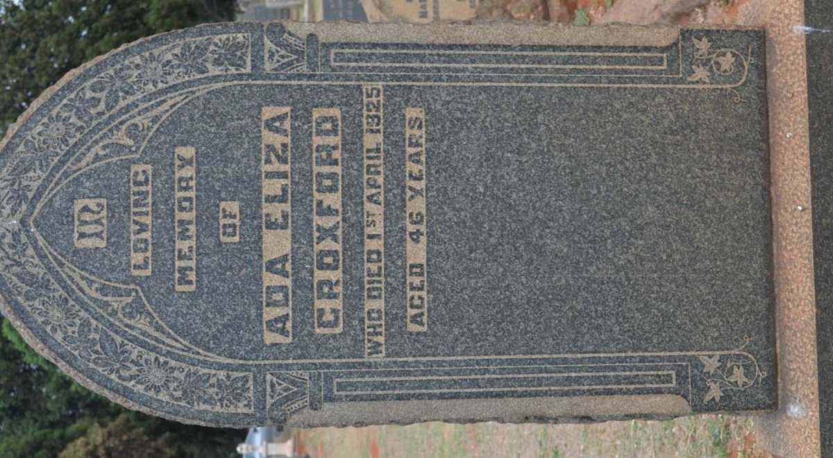 CROXFORD Ada Eliza -1925