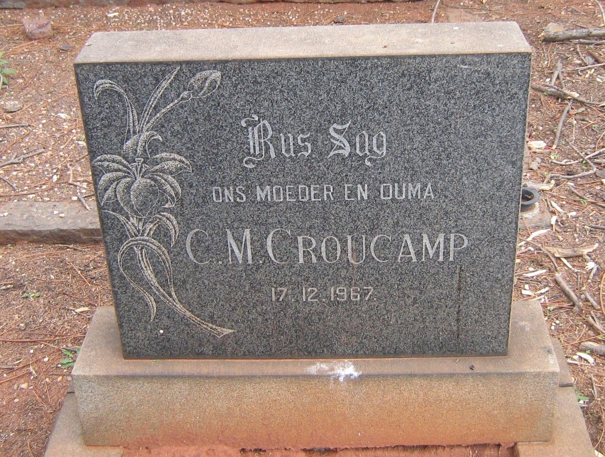 CROUCAMP C.M. 1967