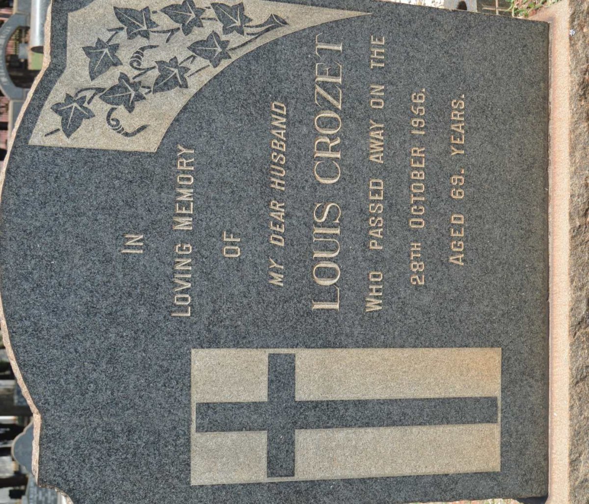 CROZET Louis -1956