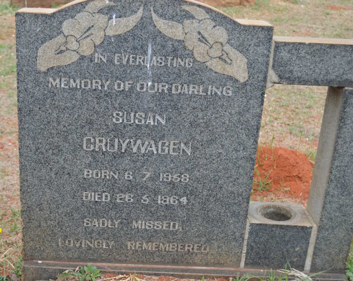 CRUYWAGEN Susan 1958-1964