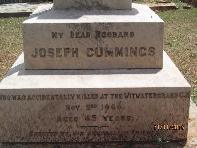 CUMMINGS Joseph -1906