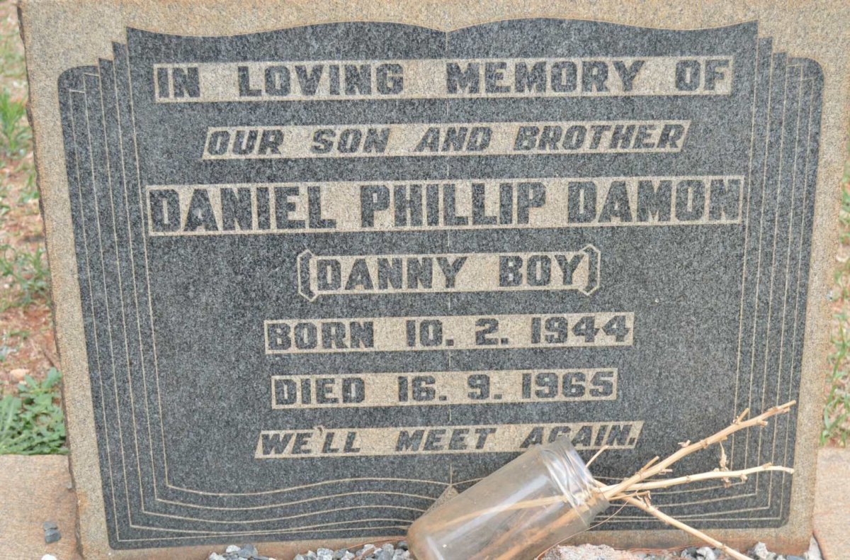 DAMON Daniel Phillip 1944-1965