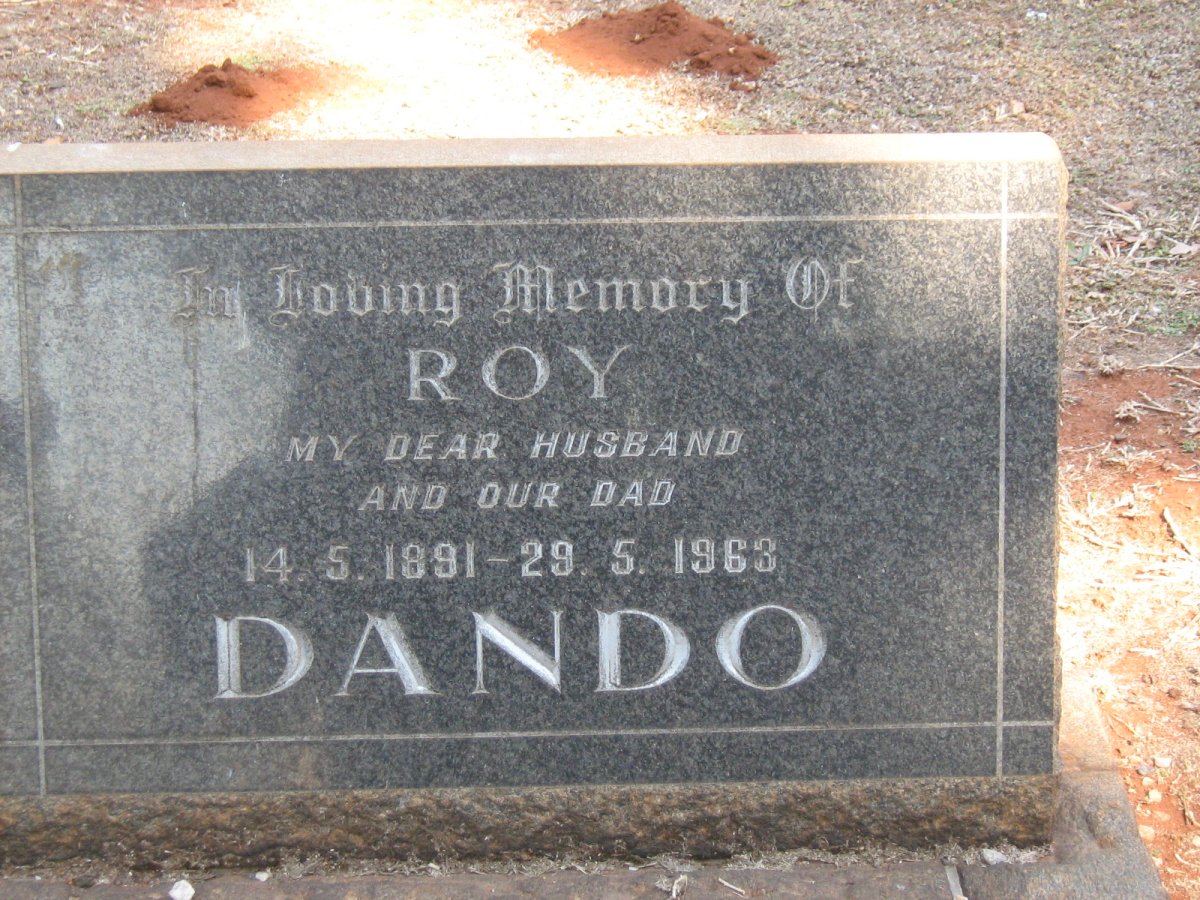 DANDO Roy 1891-1963