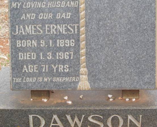 DAWSON James Ernest 1896-1967