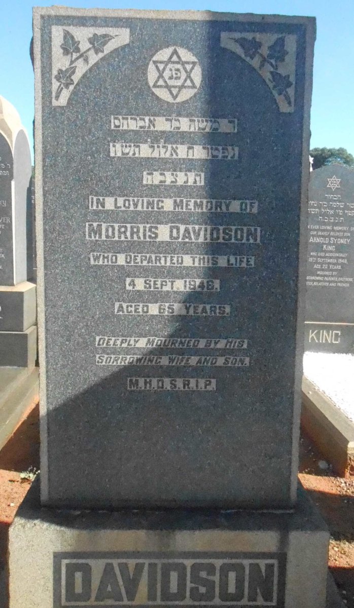 DAVIDSON Morris -194?