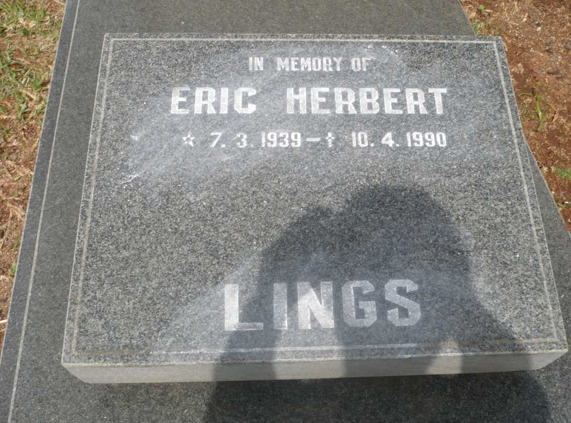 LINGS Eric Herbert 1939-1990