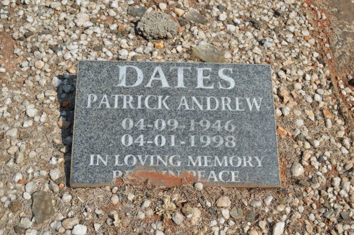 DATES Patrick Andrew 1946-1998