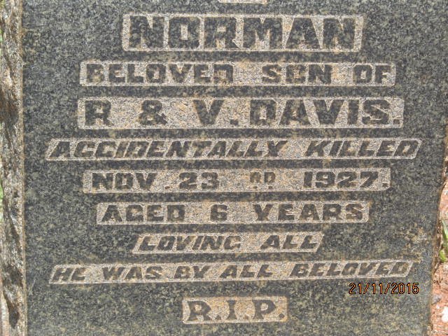 DAVIS Norman -1927
