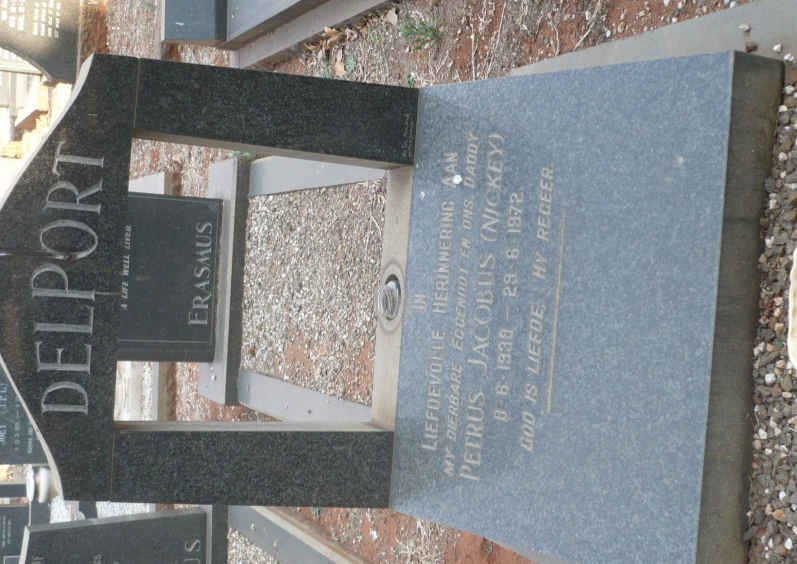 DELPORT Petrus Jacobus 1938-1972
