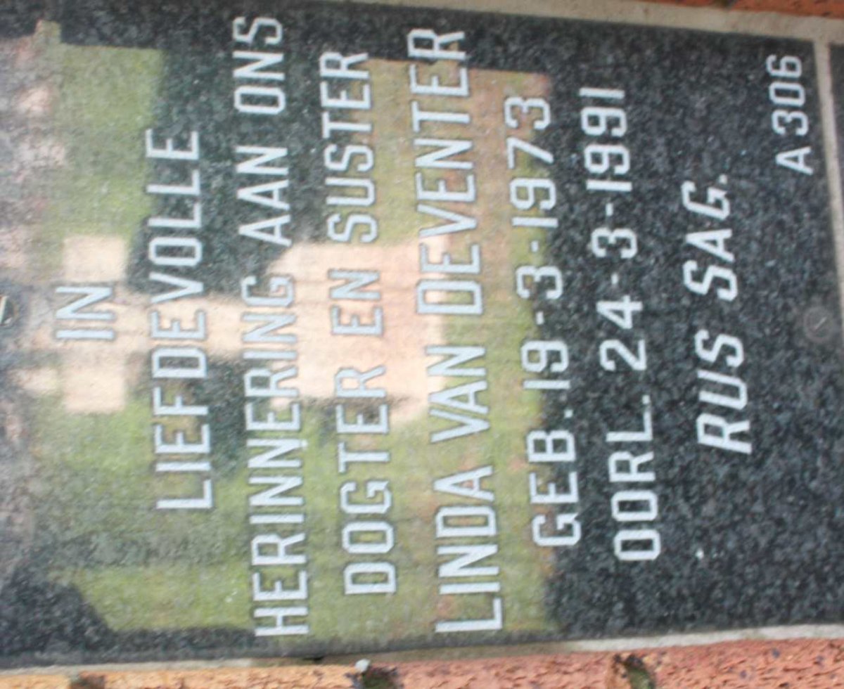 DEVENTER Linda, van 1973-1991