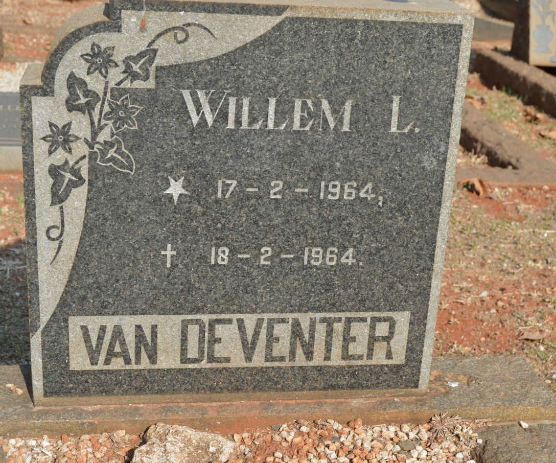 DEVENTER Willem L., van 1964-1964
