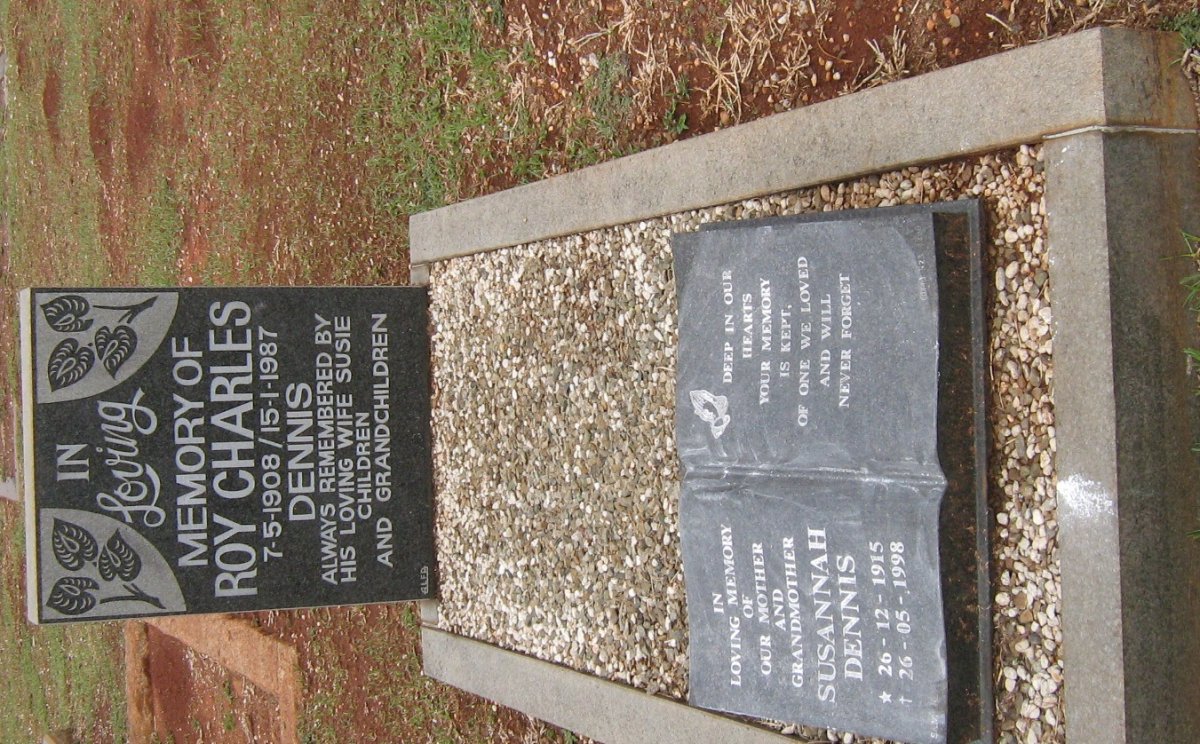 DENNIS Roy Charles 1908-1987 &amp; Susannah 1915-1998