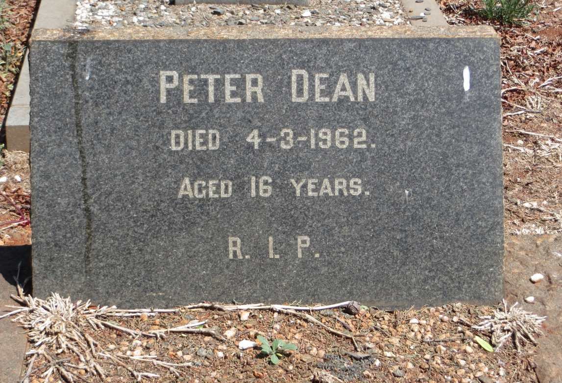 DEAN Peter -1962