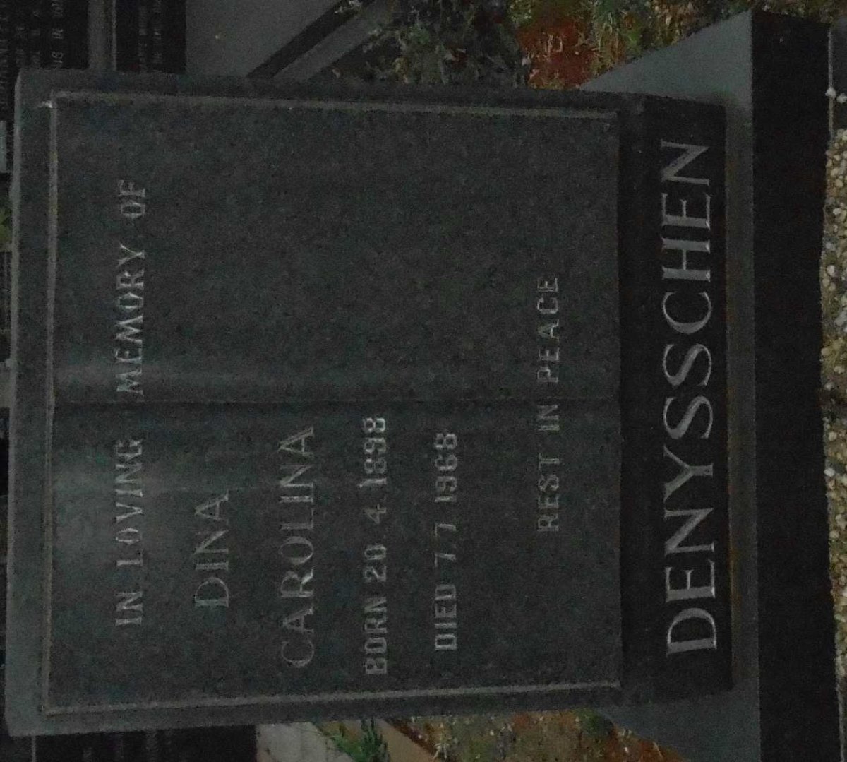 DENYSSCHEN Dina Carolina 1898-1968