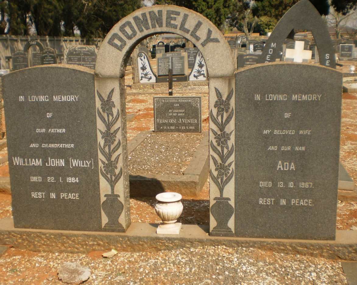 DONNELLY William John -1984 &amp; Ada -1967