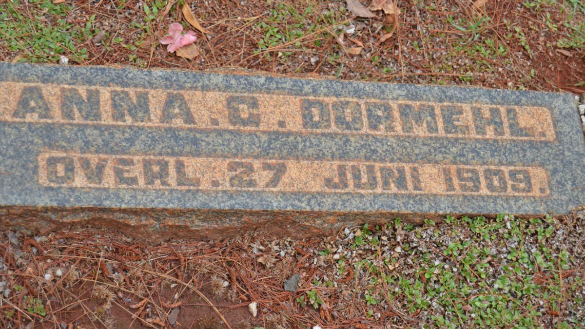 DORMEHL Anna C.  -1909