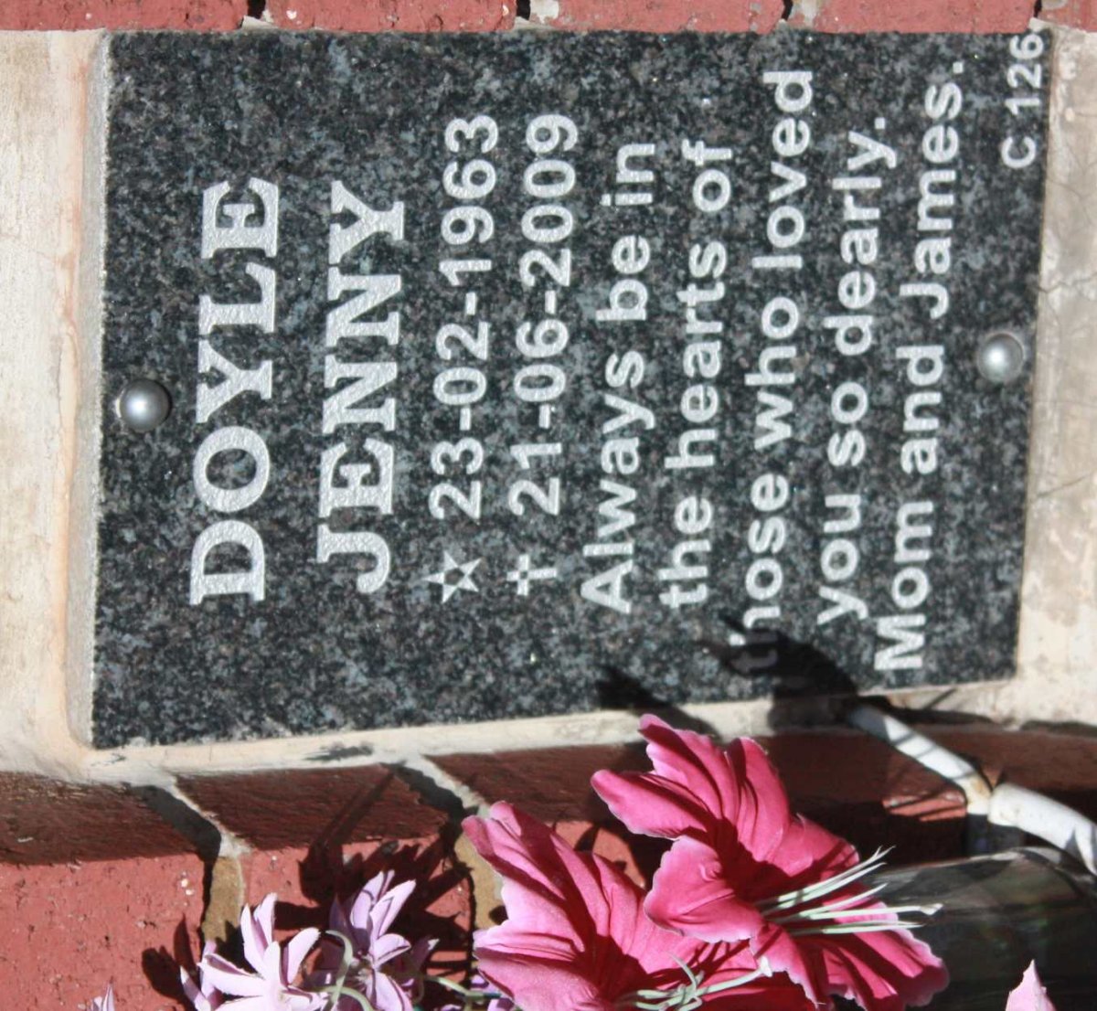 DOYLE Jenny 1963-2009