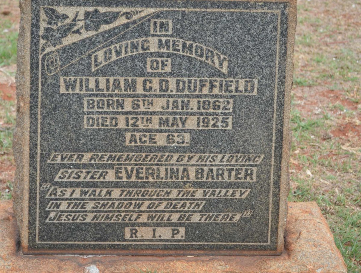 DUFFIELD William G.D. 1862-1925