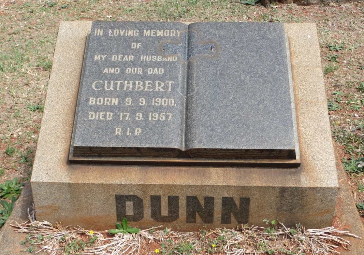 DUNN Cuthbert 1900-1957