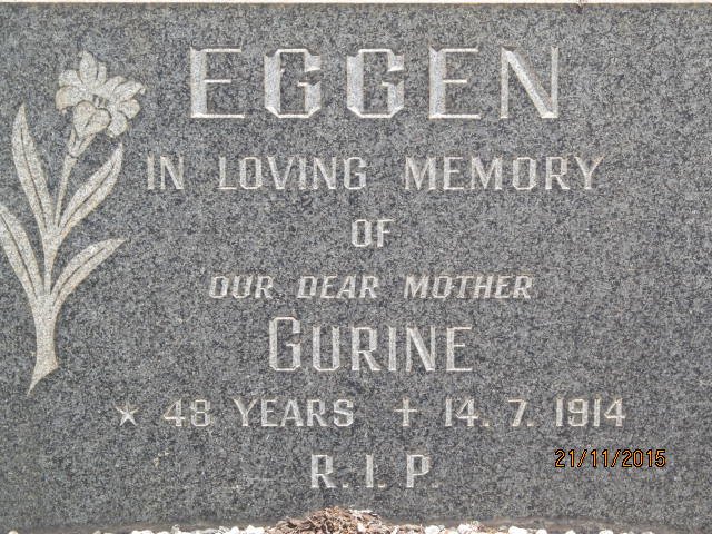 EGGEN Gurine -1914