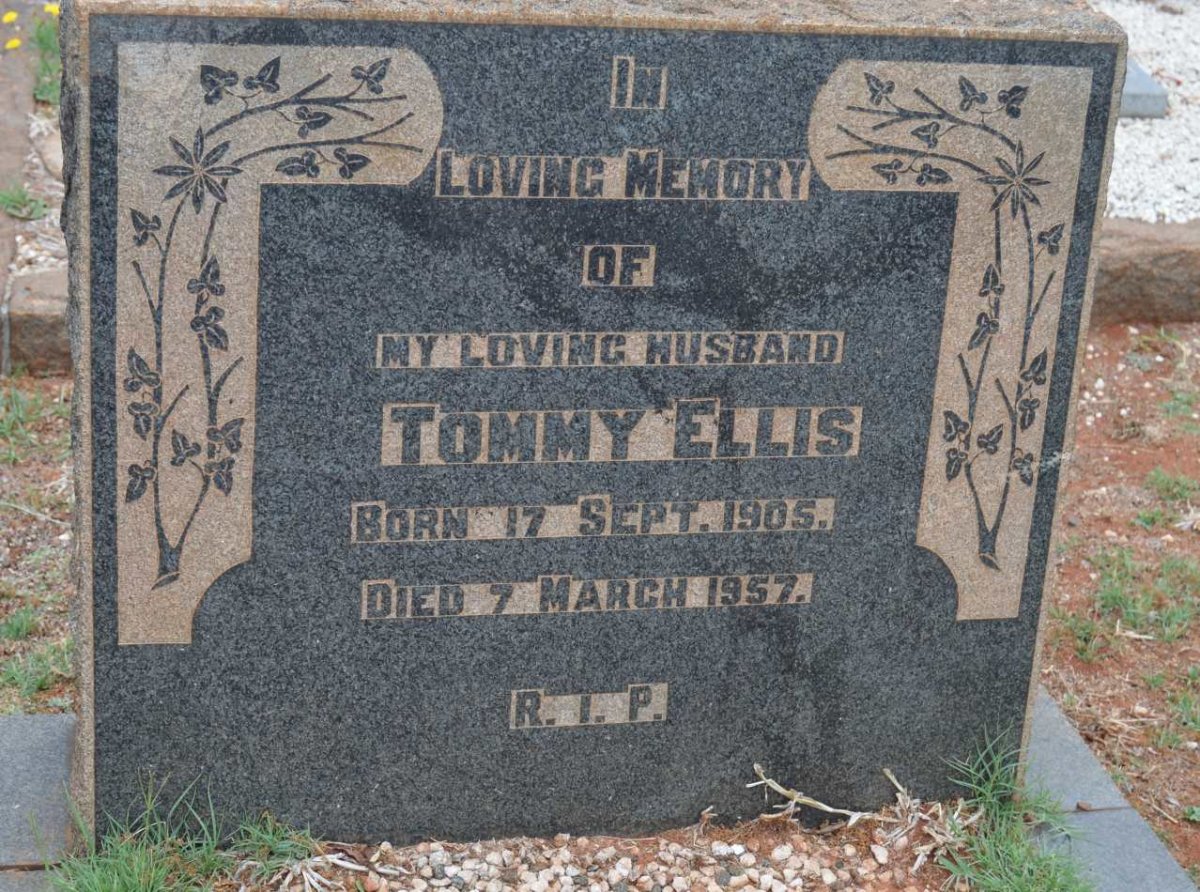 ELLIS Tommy 1905-1957