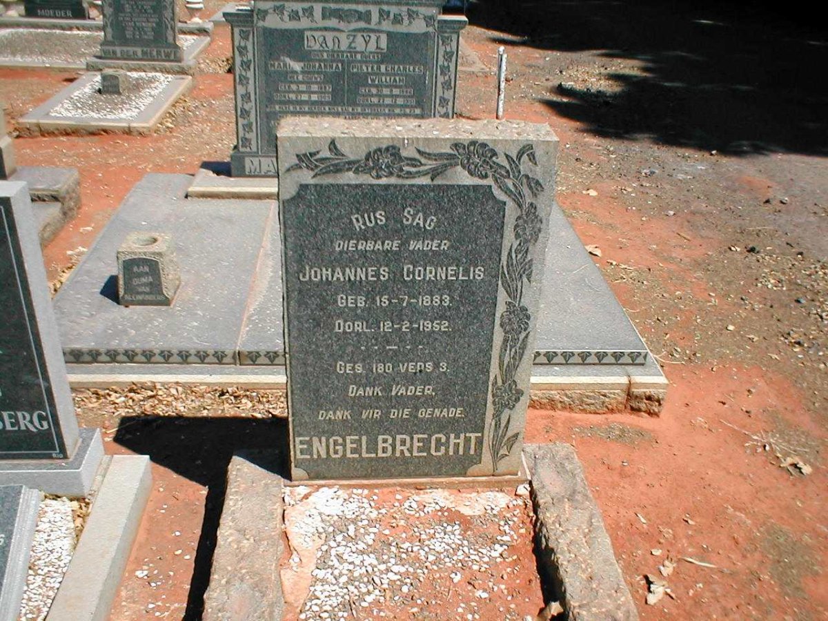 ENGELBRECHT Johannes Cornelis 1883-1952