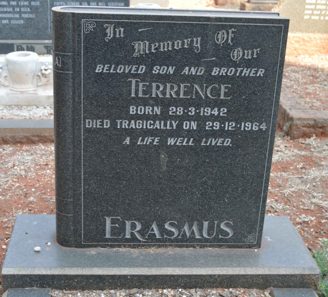 ERASMUS Terrence 1942-1964